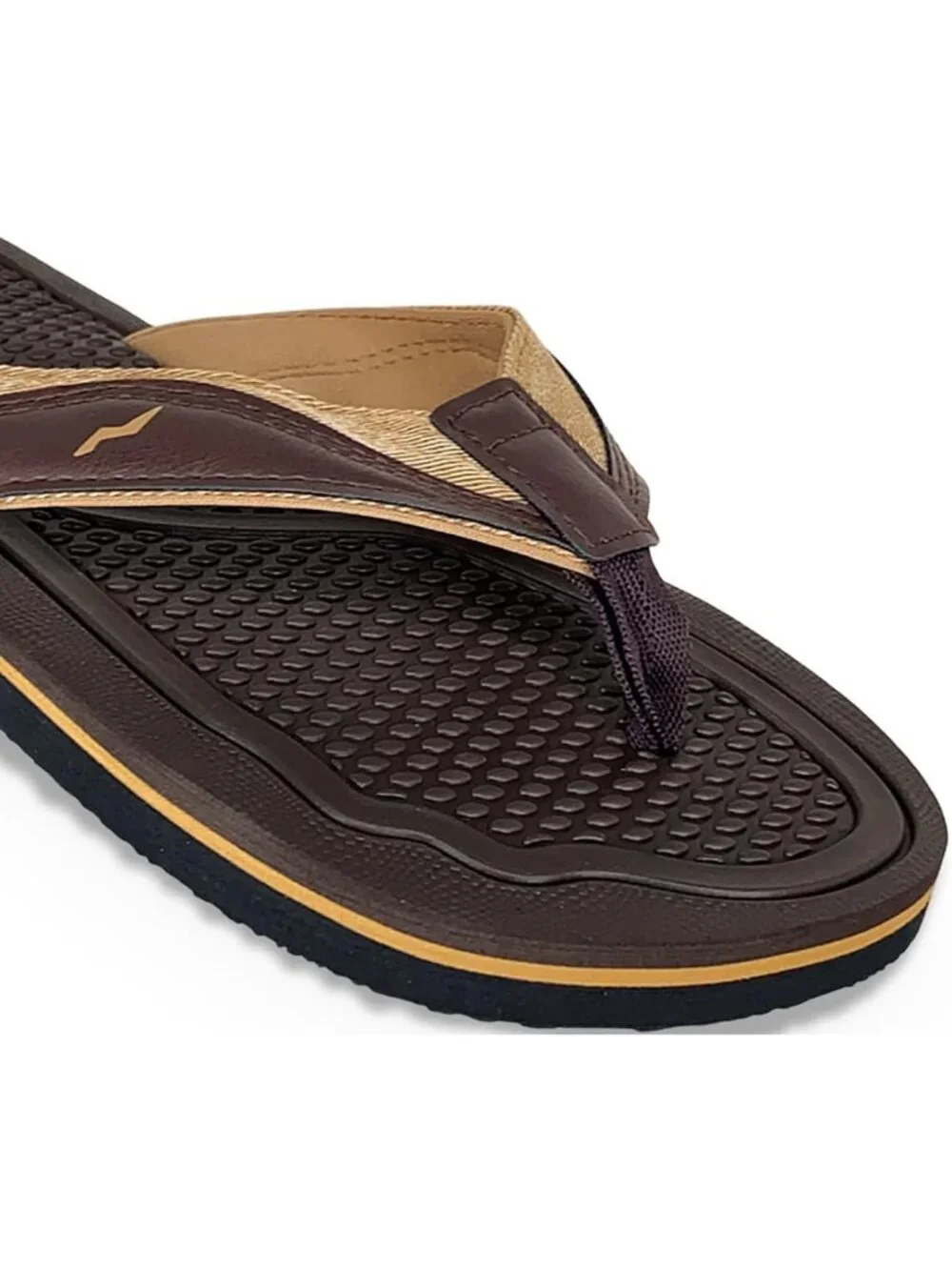Norty Thong Men's Dark Brown Footwear For Summer Comfortable Sandals Casual